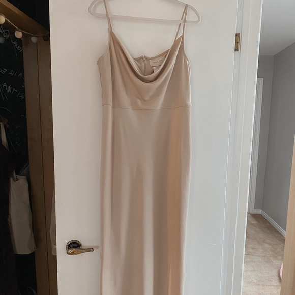 BHLDN Dresses & Skirts - Beautiful satin bridesmaid dress - Anthropologie